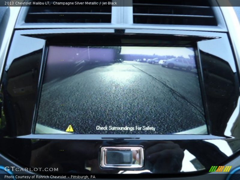 Champagne Silver Metallic / Jet Black 2013 Chevrolet Malibu LT