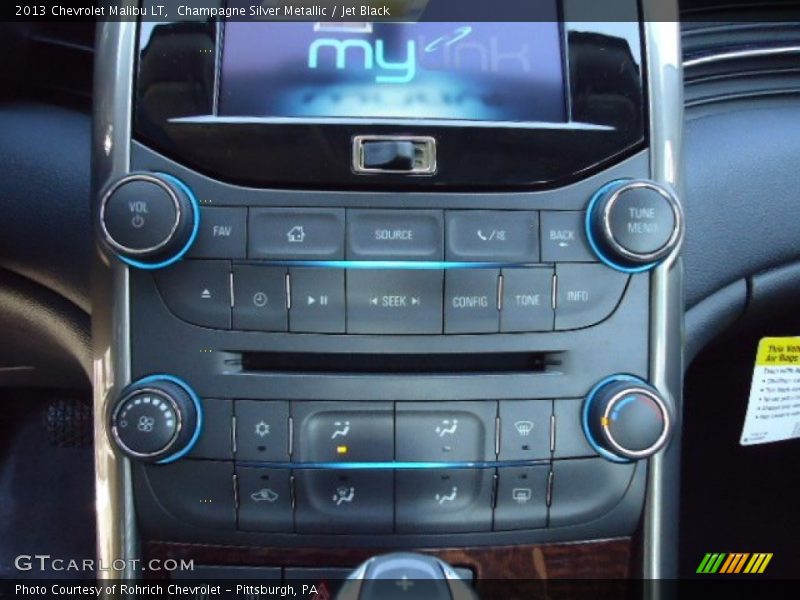 Champagne Silver Metallic / Jet Black 2013 Chevrolet Malibu LT