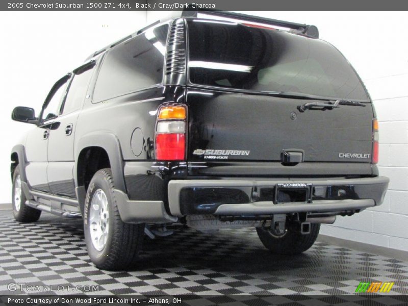 Black / Gray/Dark Charcoal 2005 Chevrolet Suburban 1500 Z71 4x4