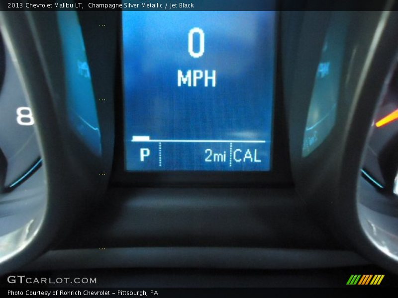 Champagne Silver Metallic / Jet Black 2013 Chevrolet Malibu LT