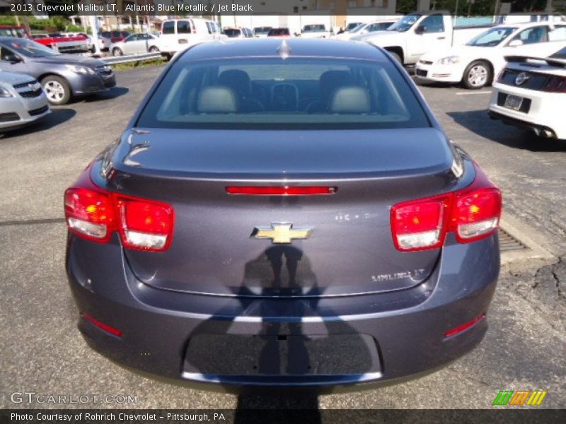 Atlantis Blue Metallic / Jet Black 2013 Chevrolet Malibu LT