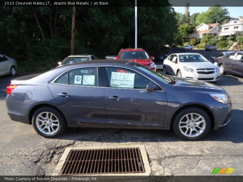 Atlantis Blue Metallic / Jet Black 2013 Chevrolet Malibu LT