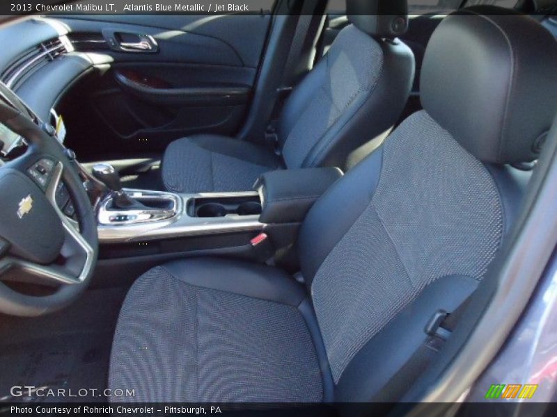 Atlantis Blue Metallic / Jet Black 2013 Chevrolet Malibu LT