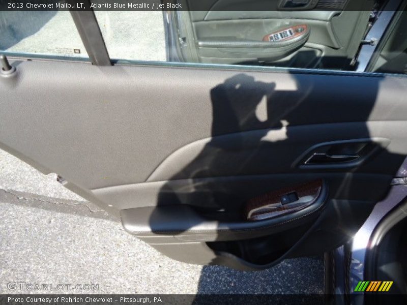 Atlantis Blue Metallic / Jet Black 2013 Chevrolet Malibu LT