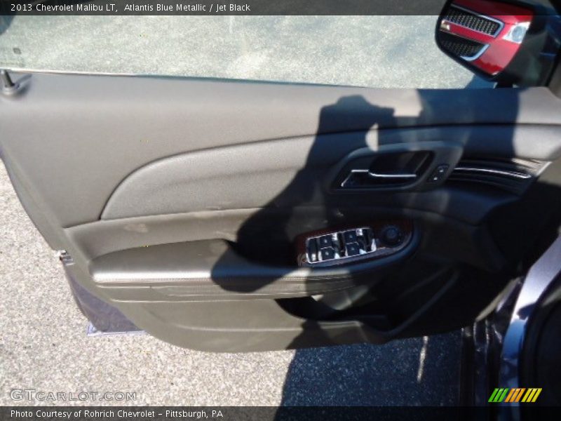 Atlantis Blue Metallic / Jet Black 2013 Chevrolet Malibu LT