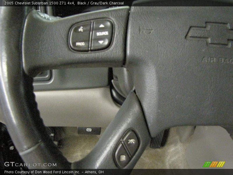 Black / Gray/Dark Charcoal 2005 Chevrolet Suburban 1500 Z71 4x4