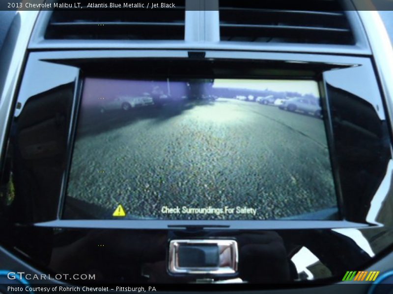 Atlantis Blue Metallic / Jet Black 2013 Chevrolet Malibu LT