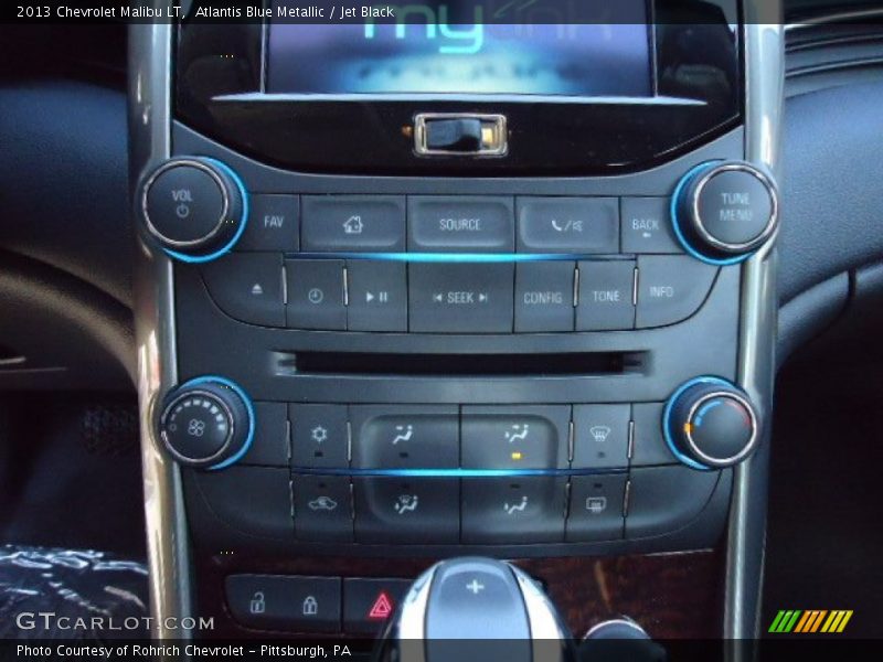 Atlantis Blue Metallic / Jet Black 2013 Chevrolet Malibu LT