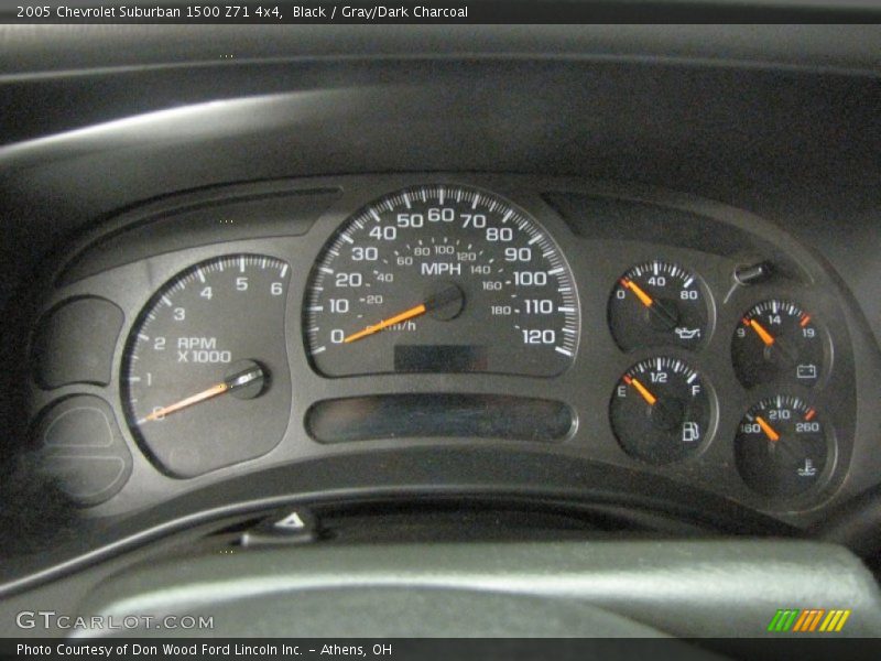 Black / Gray/Dark Charcoal 2005 Chevrolet Suburban 1500 Z71 4x4