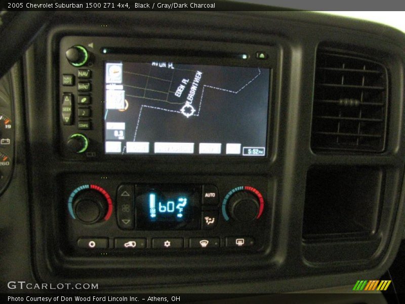 Black / Gray/Dark Charcoal 2005 Chevrolet Suburban 1500 Z71 4x4