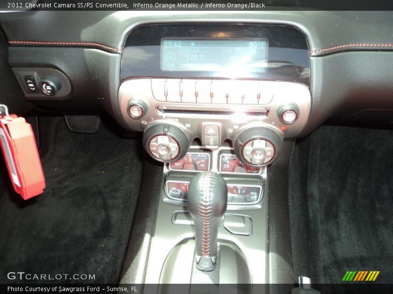 Controls of 2012 Camaro SS/RS Convertible