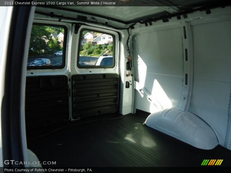 Summit White / Neutral 2013 Chevrolet Express 1500 Cargo Van