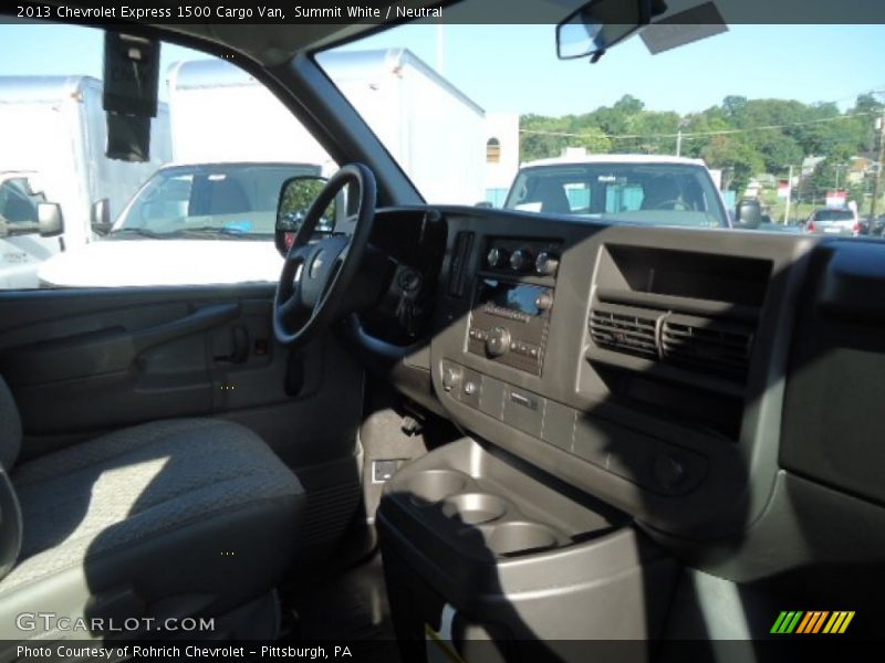 Summit White / Neutral 2013 Chevrolet Express 1500 Cargo Van