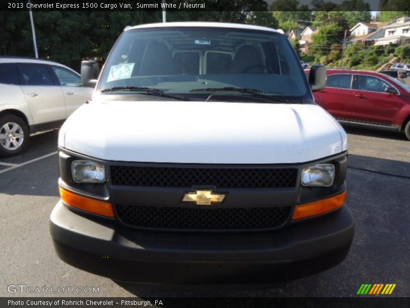 Summit White / Neutral 2013 Chevrolet Express 1500 Cargo Van