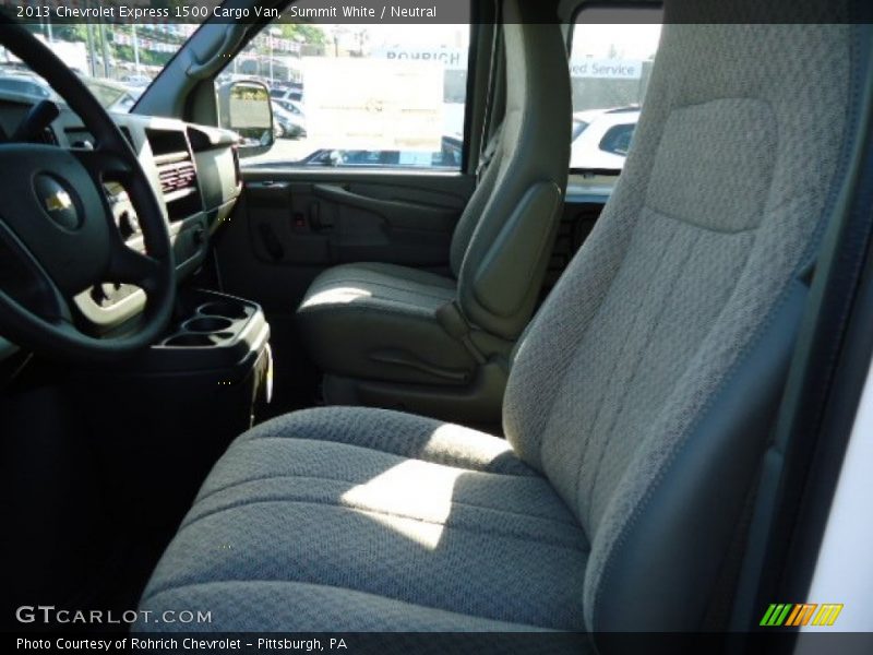 Summit White / Neutral 2013 Chevrolet Express 1500 Cargo Van