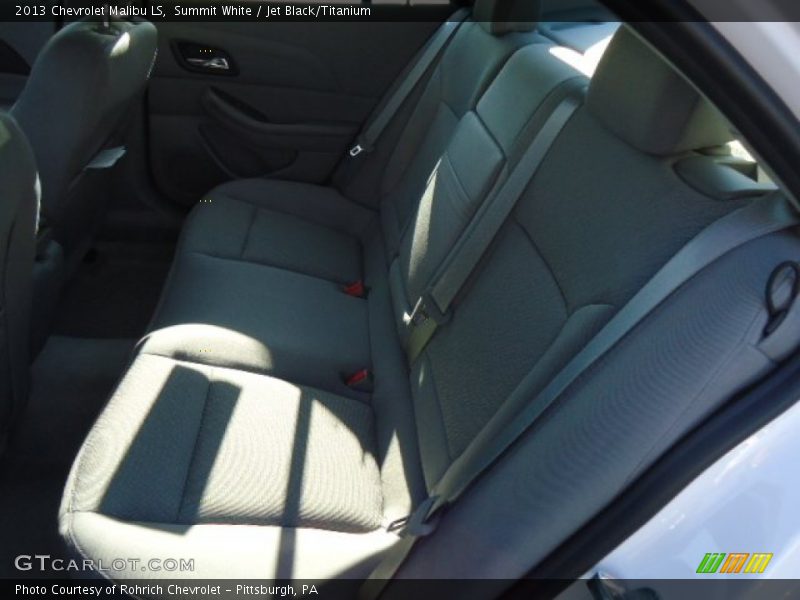 Summit White / Jet Black/Titanium 2013 Chevrolet Malibu LS