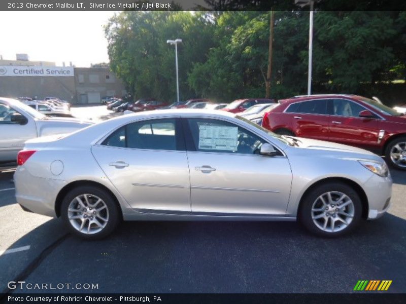 Silver Ice Metallic / Jet Black 2013 Chevrolet Malibu LT