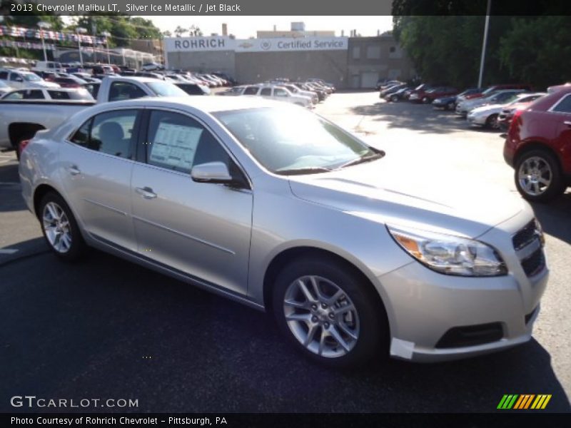 Silver Ice Metallic / Jet Black 2013 Chevrolet Malibu LT