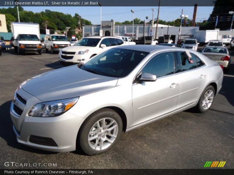 Silver Ice Metallic / Jet Black 2013 Chevrolet Malibu LT