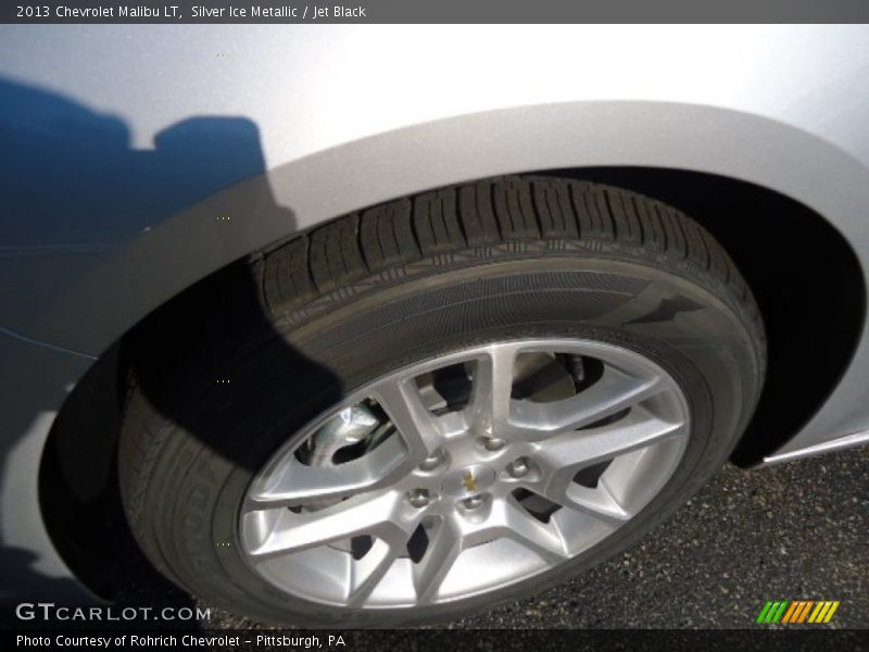 Silver Ice Metallic / Jet Black 2013 Chevrolet Malibu LT