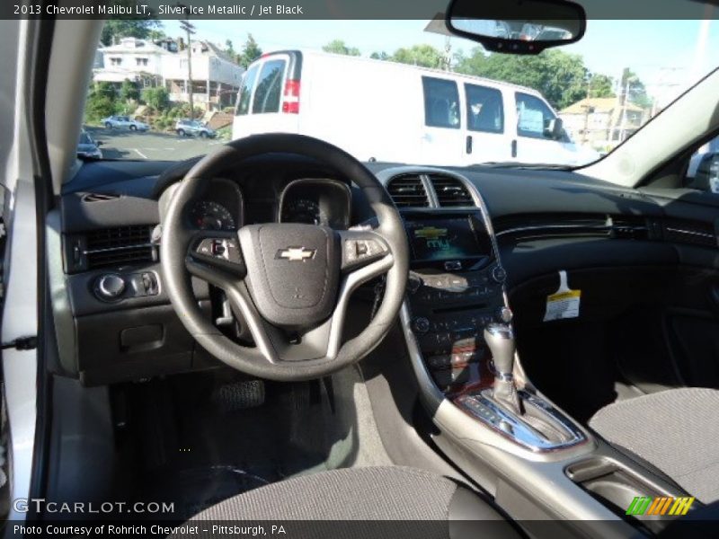 Silver Ice Metallic / Jet Black 2013 Chevrolet Malibu LT