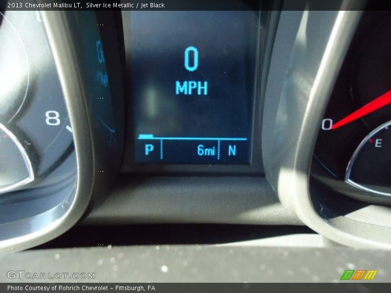 Silver Ice Metallic / Jet Black 2013 Chevrolet Malibu LT