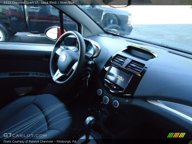 Salsa (Red) / Silver/Blue 2013 Chevrolet Spark LT