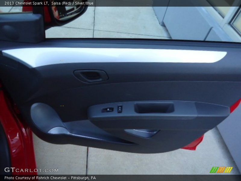 Salsa (Red) / Silver/Blue 2013 Chevrolet Spark LT