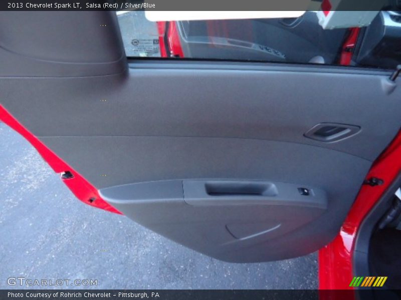 Salsa (Red) / Silver/Blue 2013 Chevrolet Spark LT