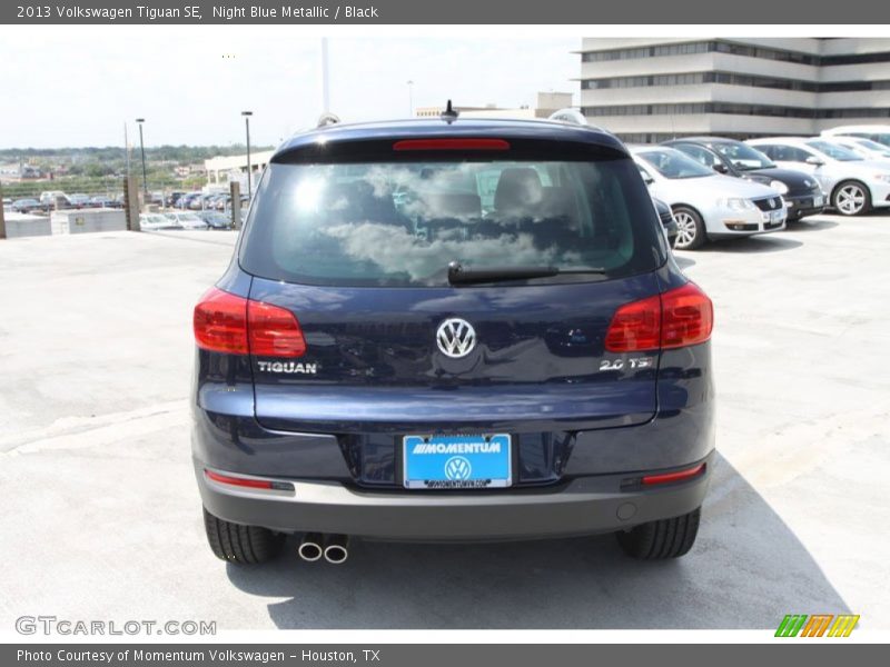 Night Blue Metallic / Black 2013 Volkswagen Tiguan SE