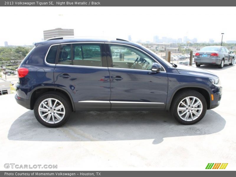 Night Blue Metallic / Black 2013 Volkswagen Tiguan SE