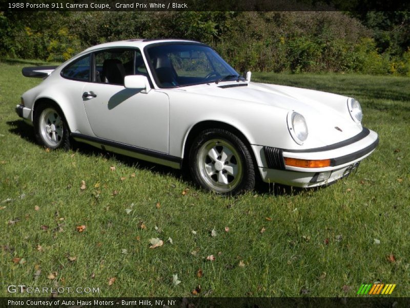  1988 911 Carrera Coupe Grand Prix White