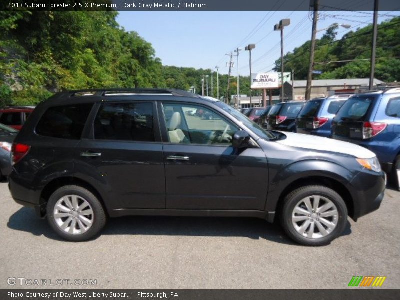 Dark Gray Metallic / Platinum 2013 Subaru Forester 2.5 X Premium