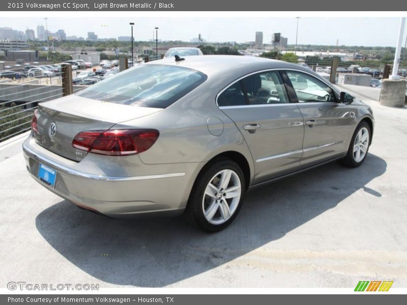 Light Brown Metallic / Black 2013 Volkswagen CC Sport