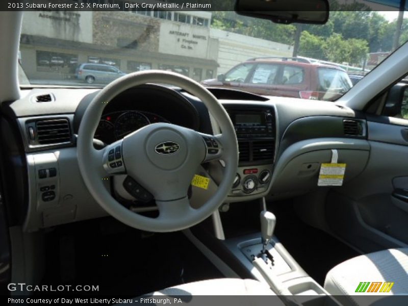 Dark Gray Metallic / Platinum 2013 Subaru Forester 2.5 X Premium