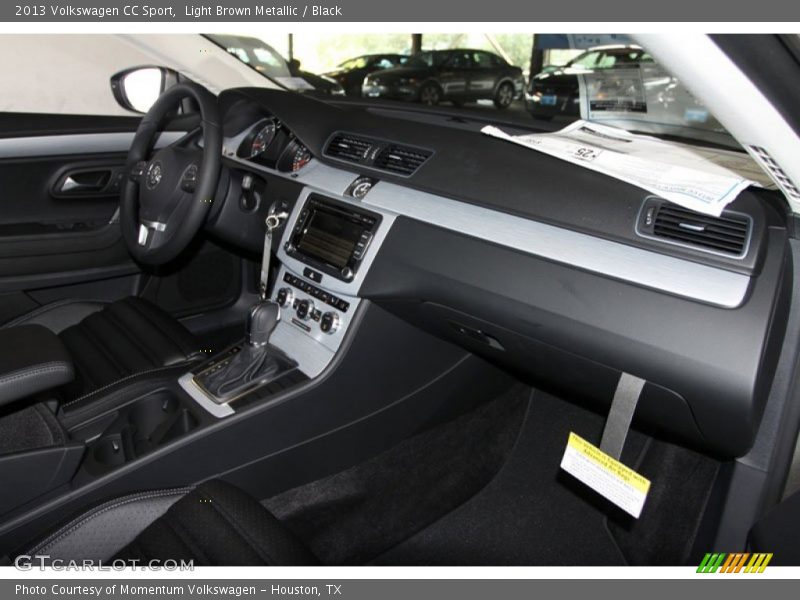 Light Brown Metallic / Black 2013 Volkswagen CC Sport