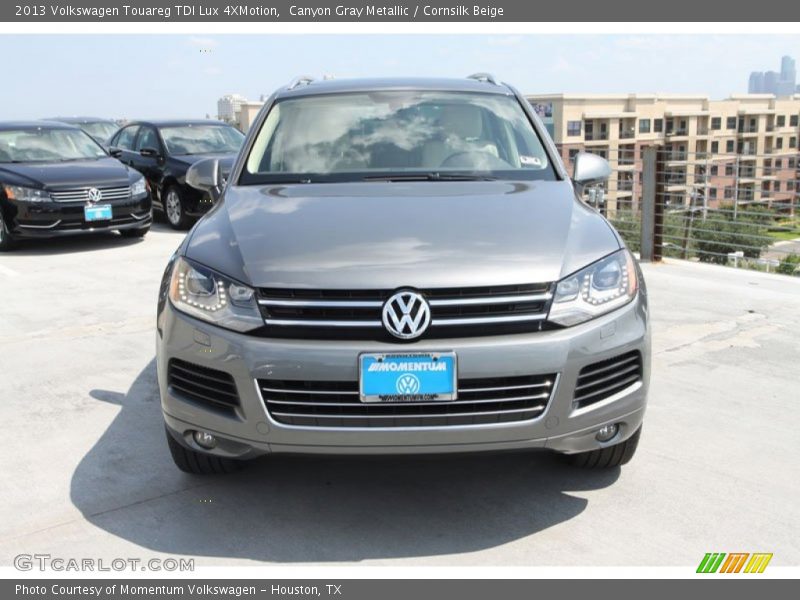 Canyon Gray Metallic / Cornsilk Beige 2013 Volkswagen Touareg TDI Lux 4XMotion