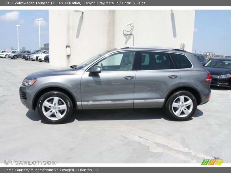 Canyon Gray Metallic / Cornsilk Beige 2013 Volkswagen Touareg TDI Lux 4XMotion