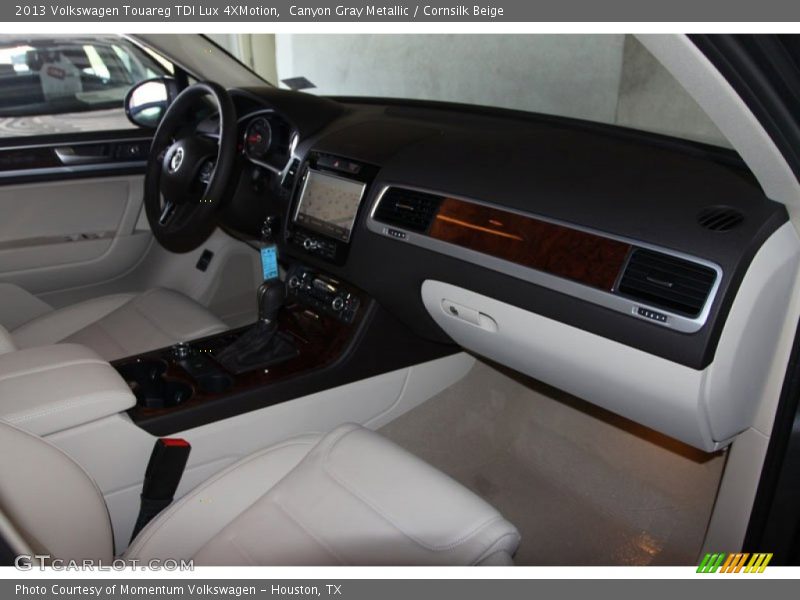 Canyon Gray Metallic / Cornsilk Beige 2013 Volkswagen Touareg TDI Lux 4XMotion