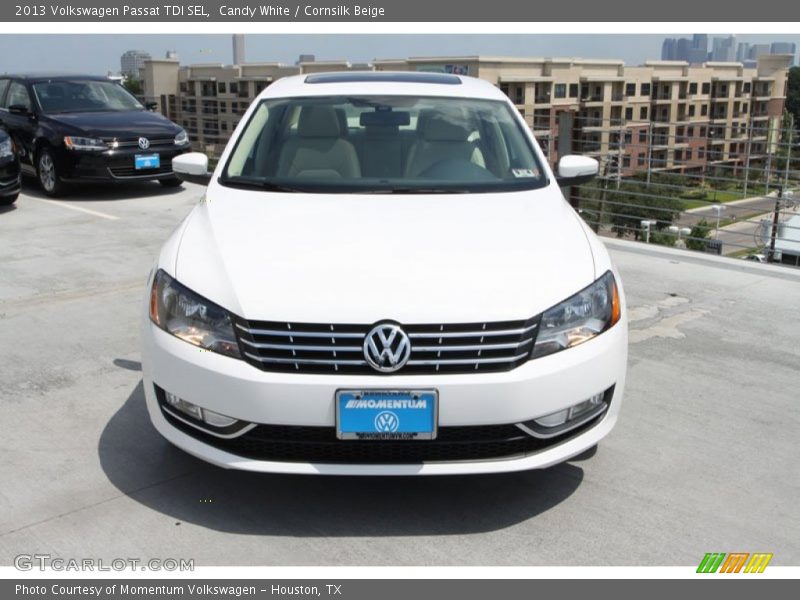 Candy White / Cornsilk Beige 2013 Volkswagen Passat TDI SEL