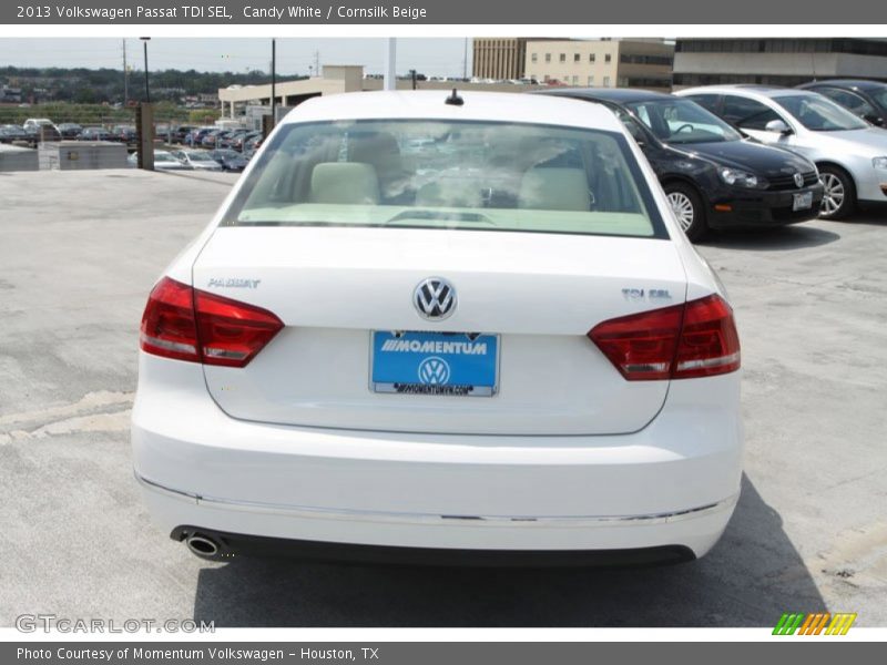 Candy White / Cornsilk Beige 2013 Volkswagen Passat TDI SEL