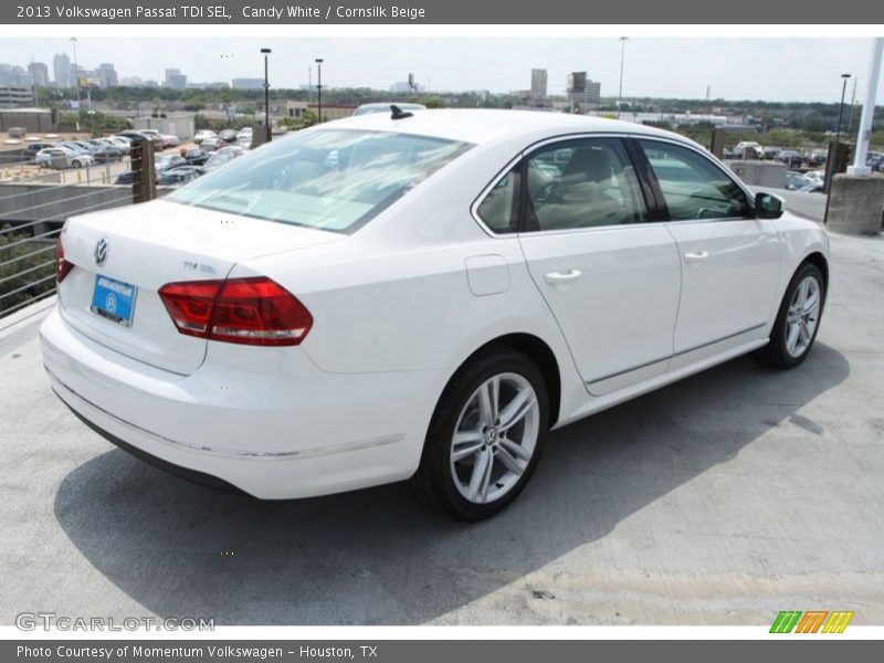 Candy White / Cornsilk Beige 2013 Volkswagen Passat TDI SEL