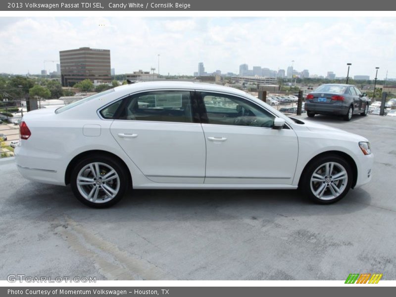 Candy White / Cornsilk Beige 2013 Volkswagen Passat TDI SEL