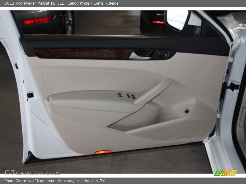 Candy White / Cornsilk Beige 2013 Volkswagen Passat TDI SEL