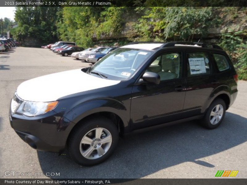 Dark Gray Metallic / Platinum 2013 Subaru Forester 2.5 X