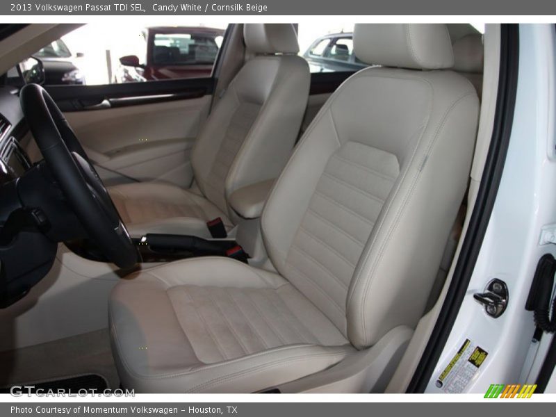 Candy White / Cornsilk Beige 2013 Volkswagen Passat TDI SEL