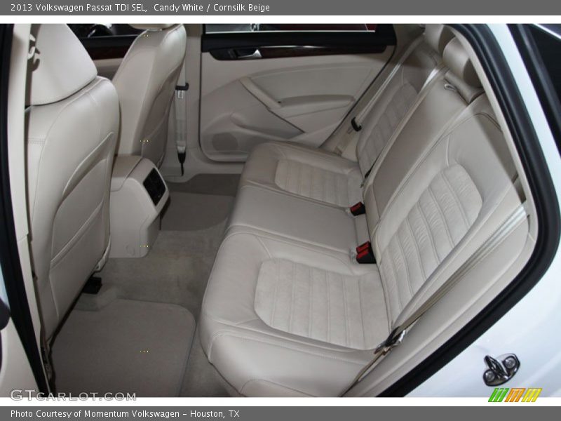 Candy White / Cornsilk Beige 2013 Volkswagen Passat TDI SEL