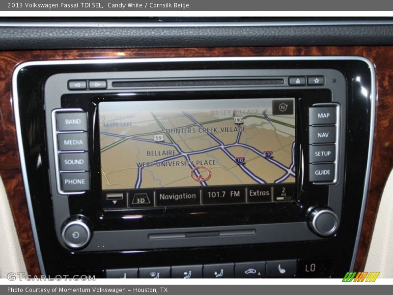 Candy White / Cornsilk Beige 2013 Volkswagen Passat TDI SEL