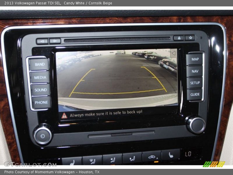 Candy White / Cornsilk Beige 2013 Volkswagen Passat TDI SEL