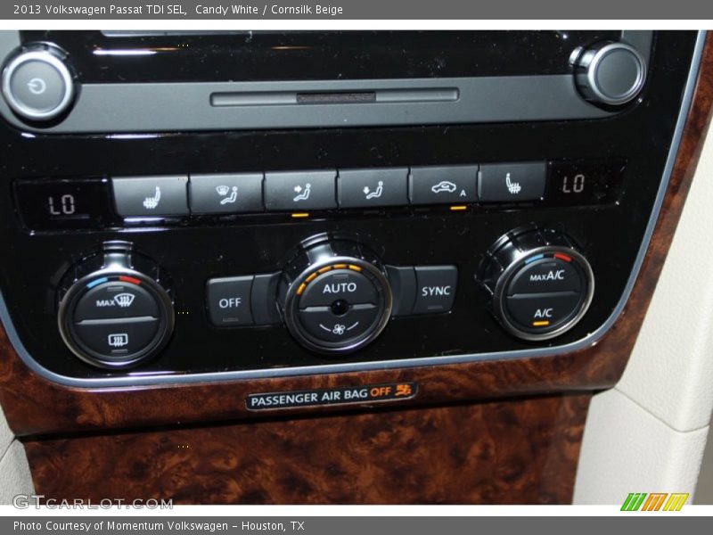 Candy White / Cornsilk Beige 2013 Volkswagen Passat TDI SEL